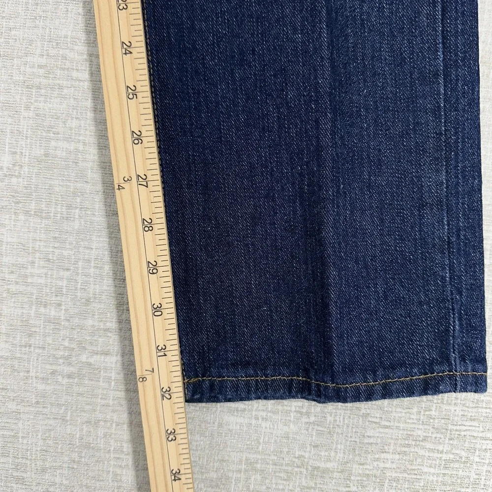 Nautica Jeans Mens 34x32 (Actual 36x32) Blue Dark Wash Classic Straight 5Pocket